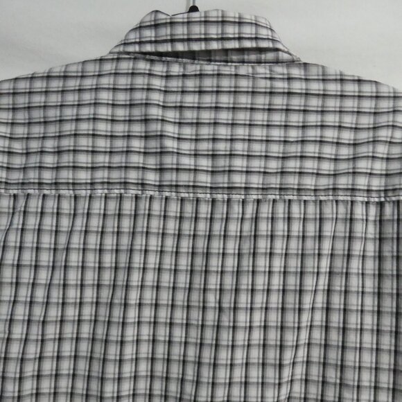 MICHAEL BRANDON | medium | Checkered Casual Button-Up Short Sleeve Shirt - Picture 12 of 16